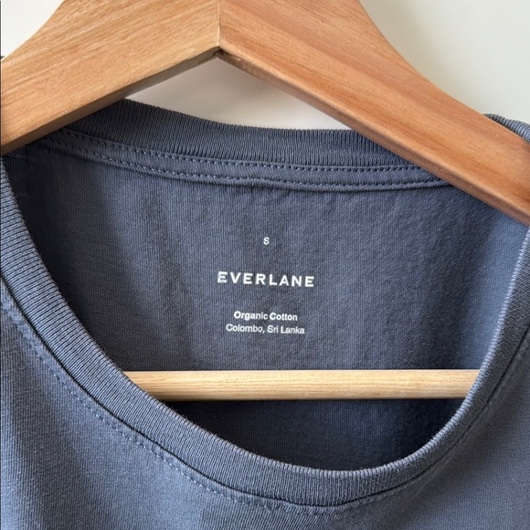 Everlane Slate Blue Organic Cotton Tee - Picture 2 of 4